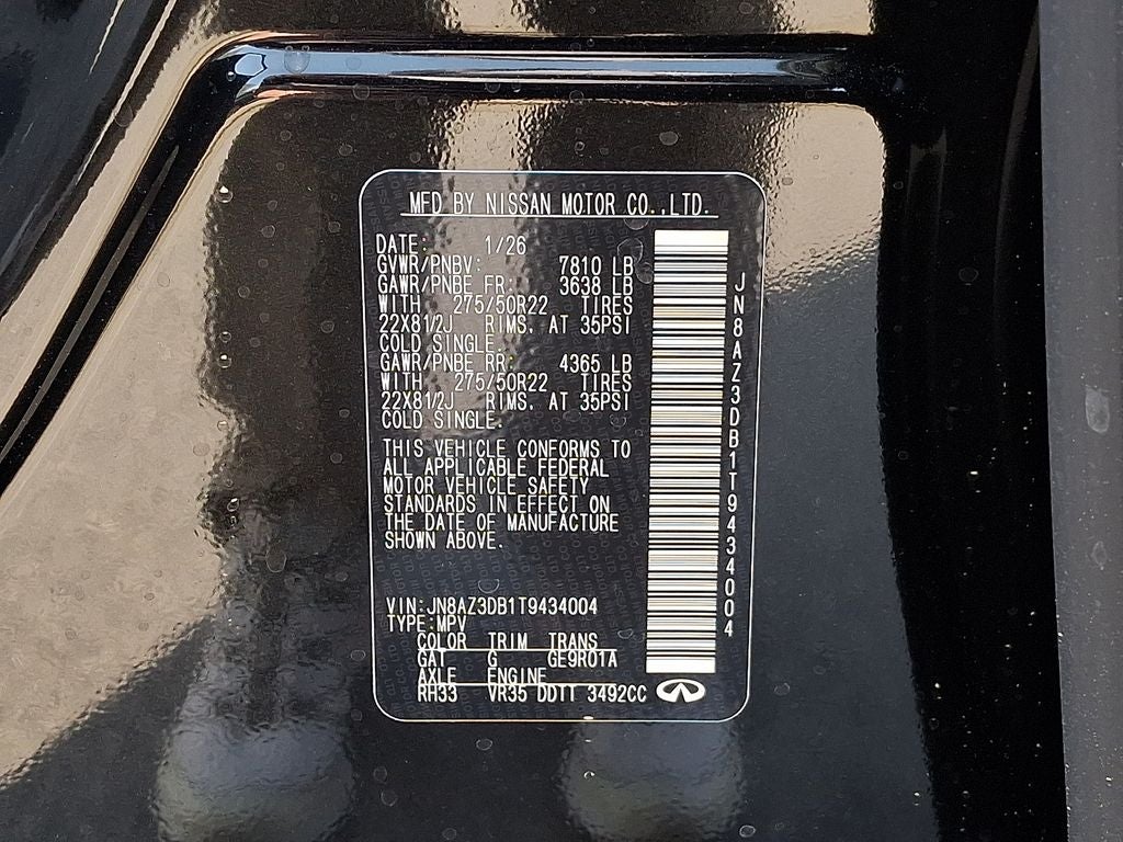 2026 INFINITI QX80 SPORT