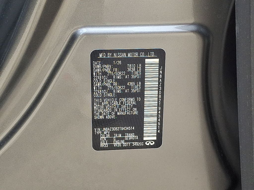 2026 INFINITI QX80 SPORT