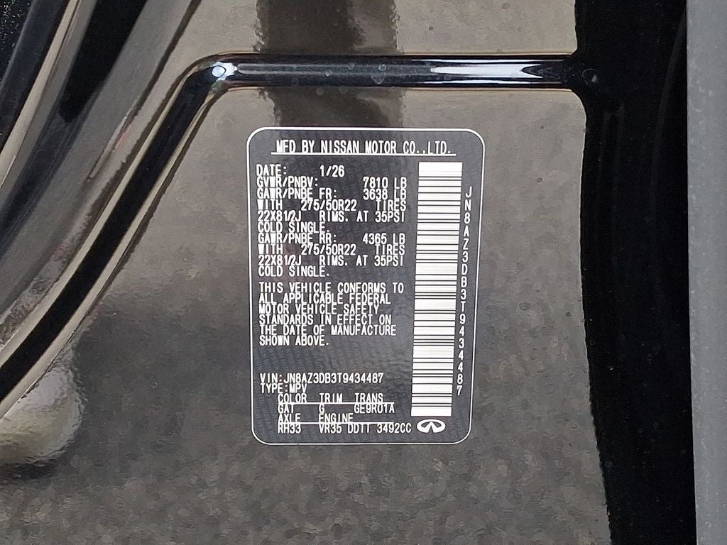 2026 INFINITI QX80 SPORT
