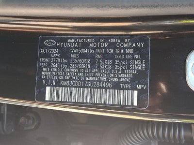 2025 Hyundai Tucson Hybrid SEL Convenience