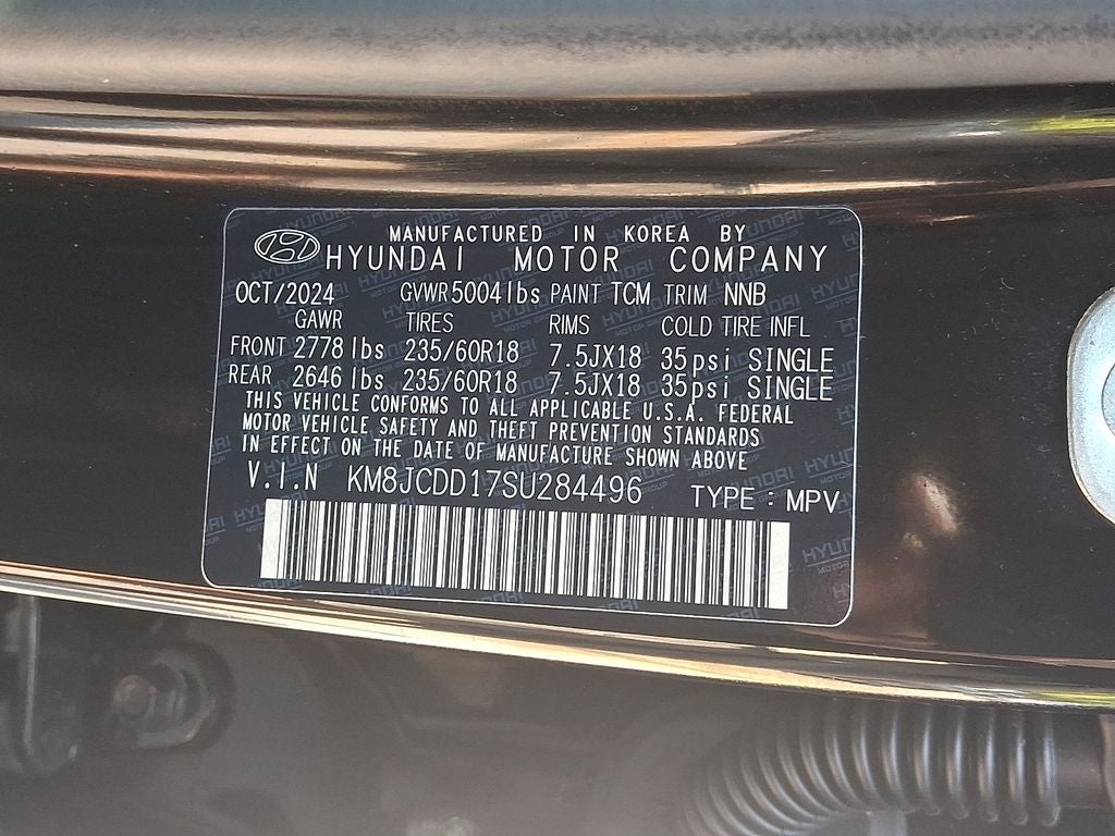 2025 Hyundai Tucson Hybrid SEL Convenience