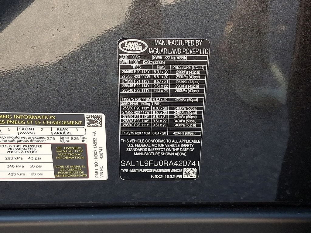 2024 Land Rover Range Rover Sport Dynamic SE