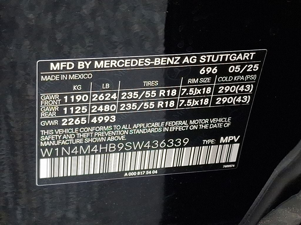 2025 Mercedes-Benz GLB GLB 250 4MATIC®