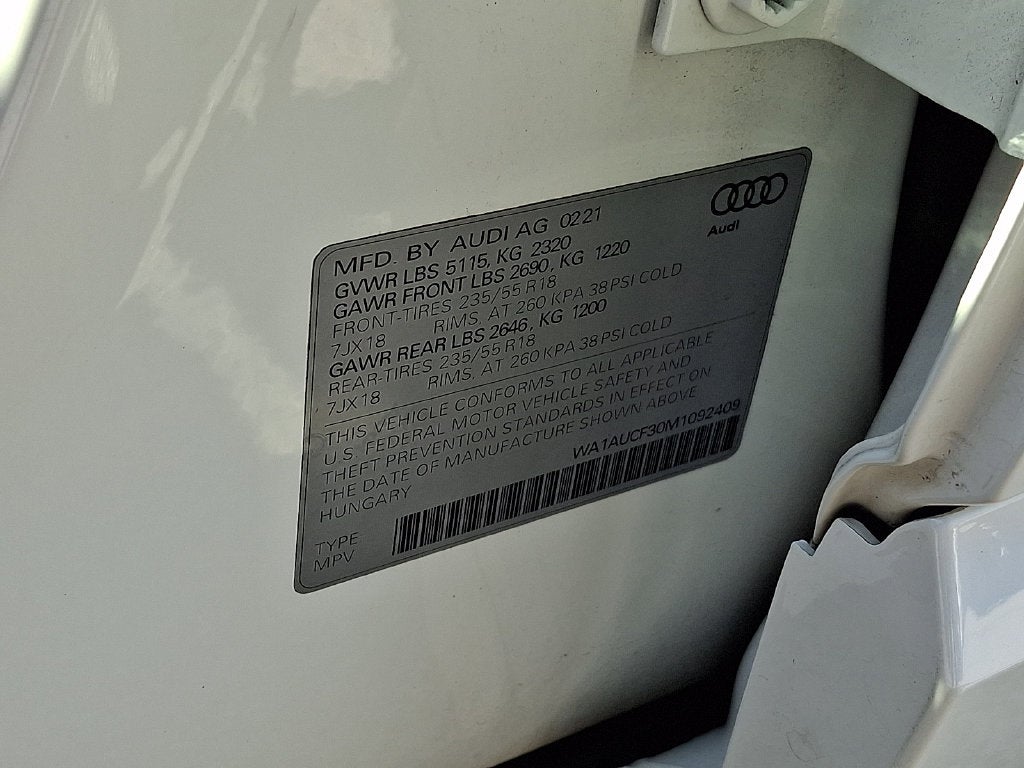 2021 Audi Q3 Premium quattro