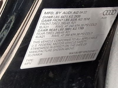 2022 Audi Q8 55 Premium quattro