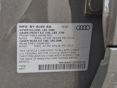 2023 Audi Q5 45 S line Premium quattro