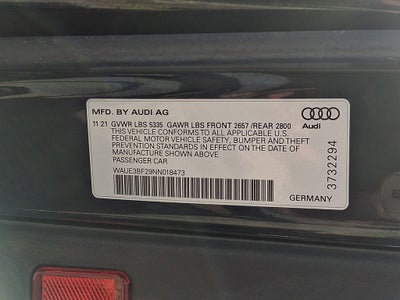 2022 Audi A6 2.0T Premium Plus quattro
