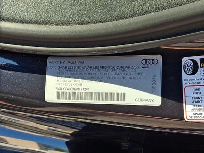 2016 Audi A6 2.0T Premium Plus quattro
