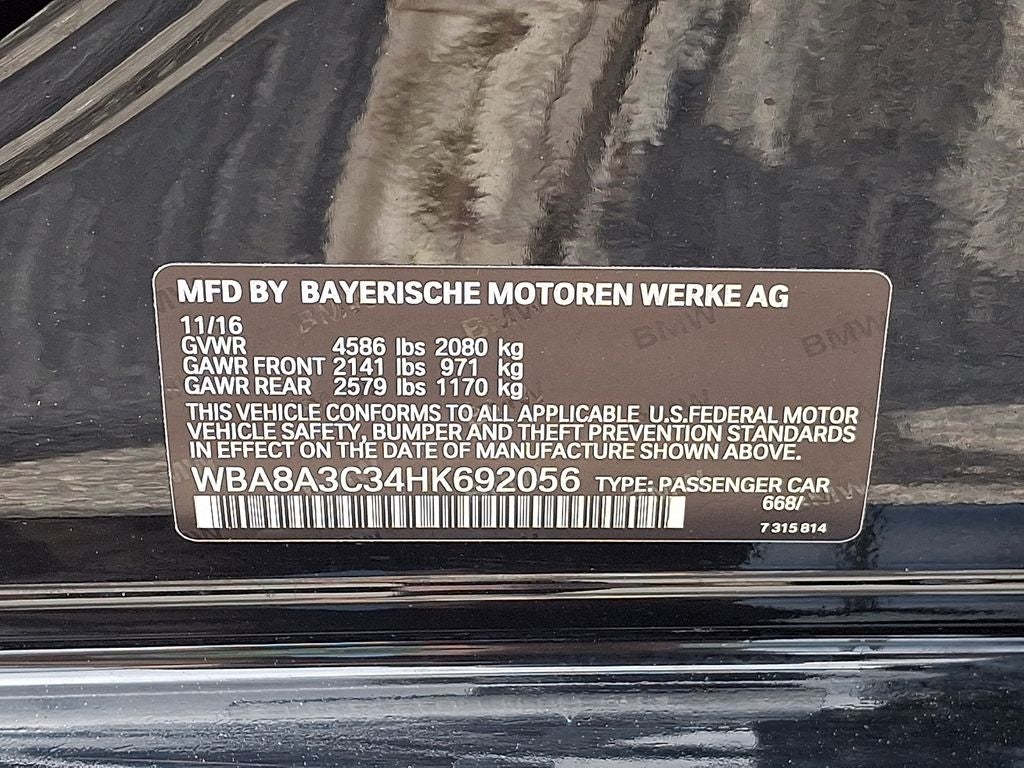 2017 BMW 3 Series 320i xDrive