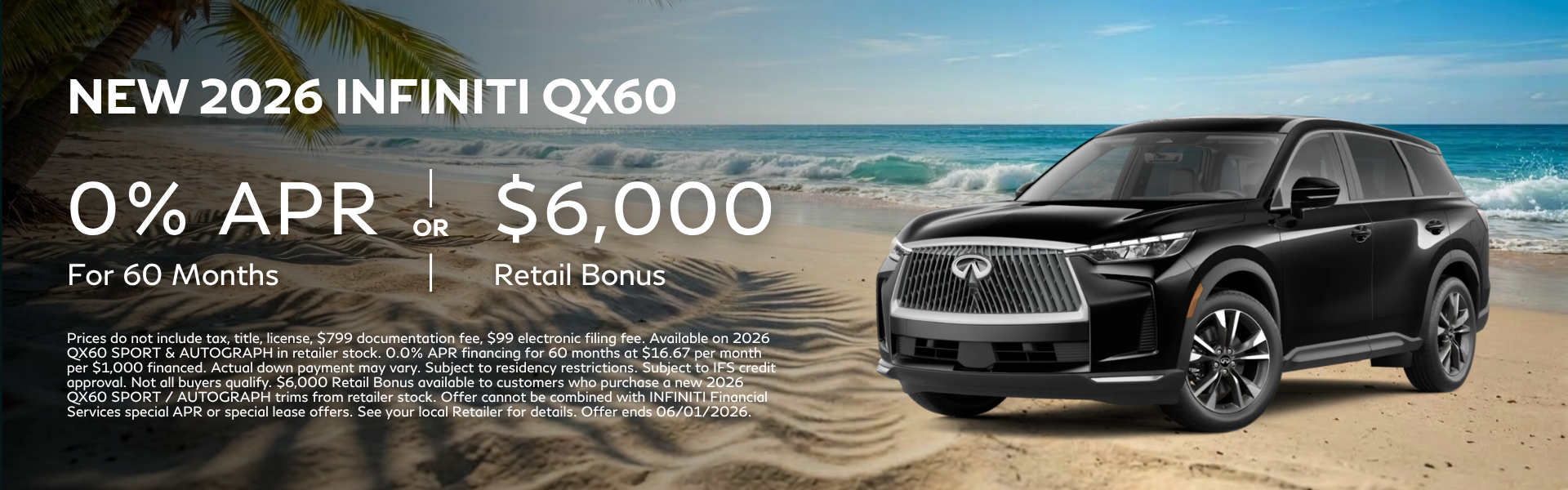 New 2026 INFINITI QX60