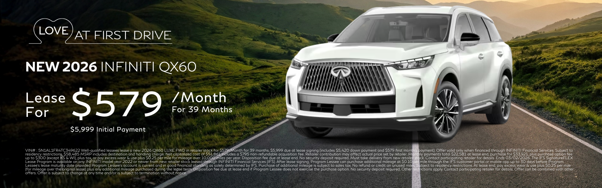 New 2026 INFINITI QX60 