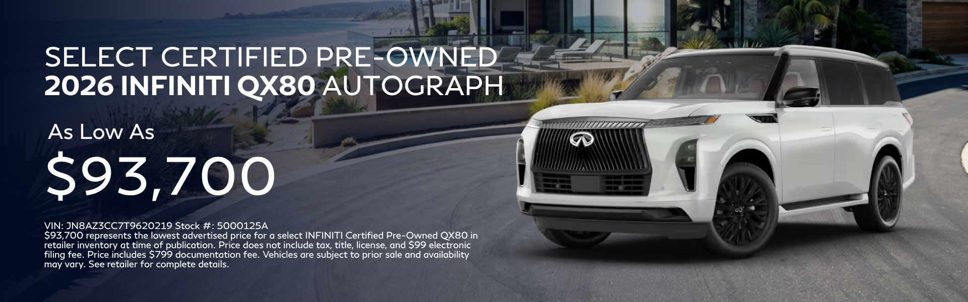 Certified Pre-Owned 2026 INFINITI QX80