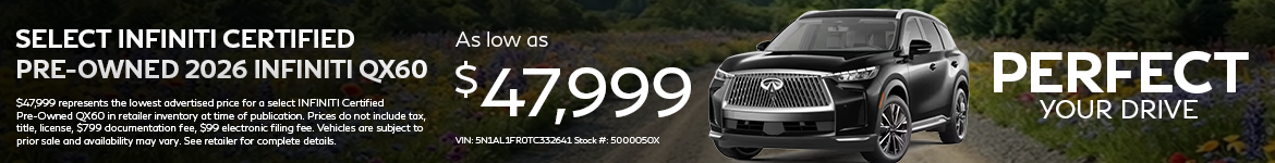 Certified Pre-Owned 2026 INFINITI QX60