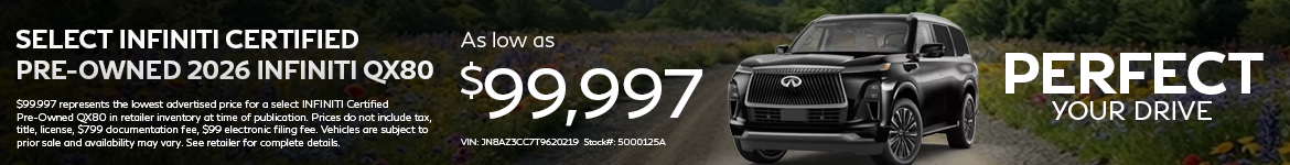 Certified Pre-Owned 2026 INFINITI QX80 