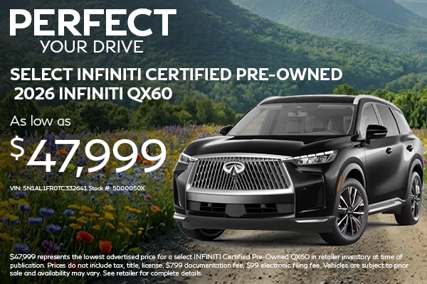 Certified Pre-Owned 2026 INFINITI QX60