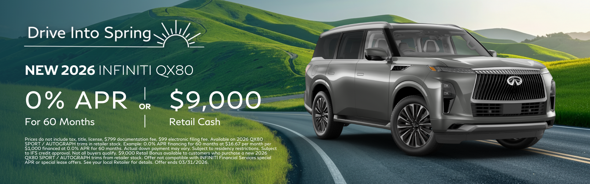 New 2026 INFINITI QX80