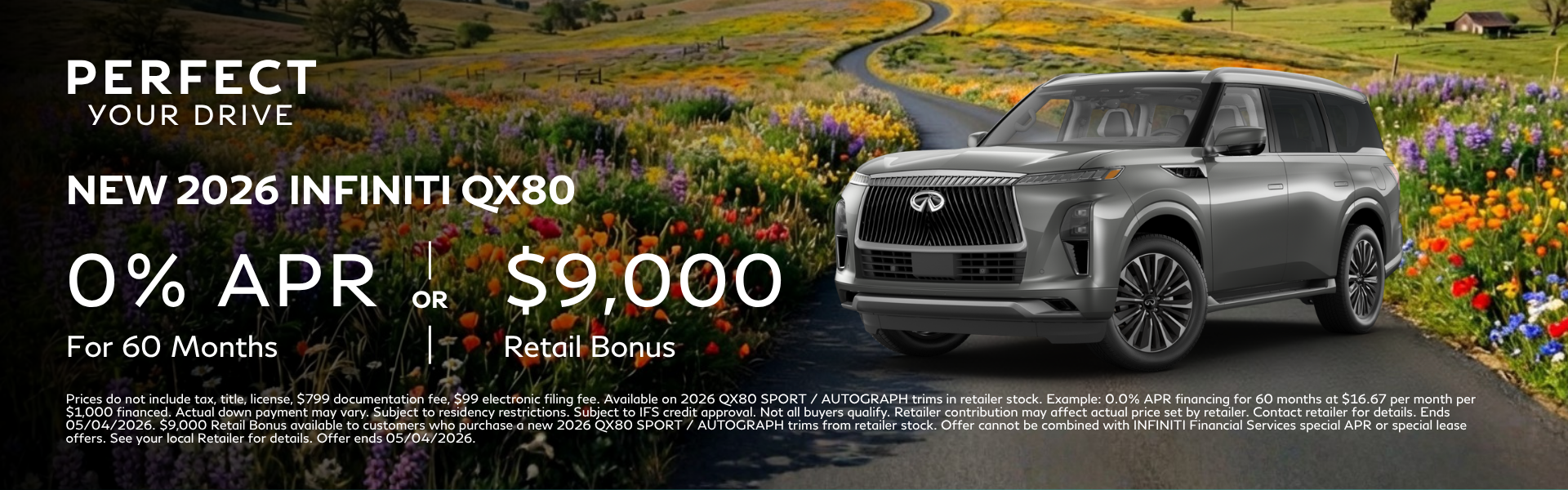 New 2026 INFINITI QX80