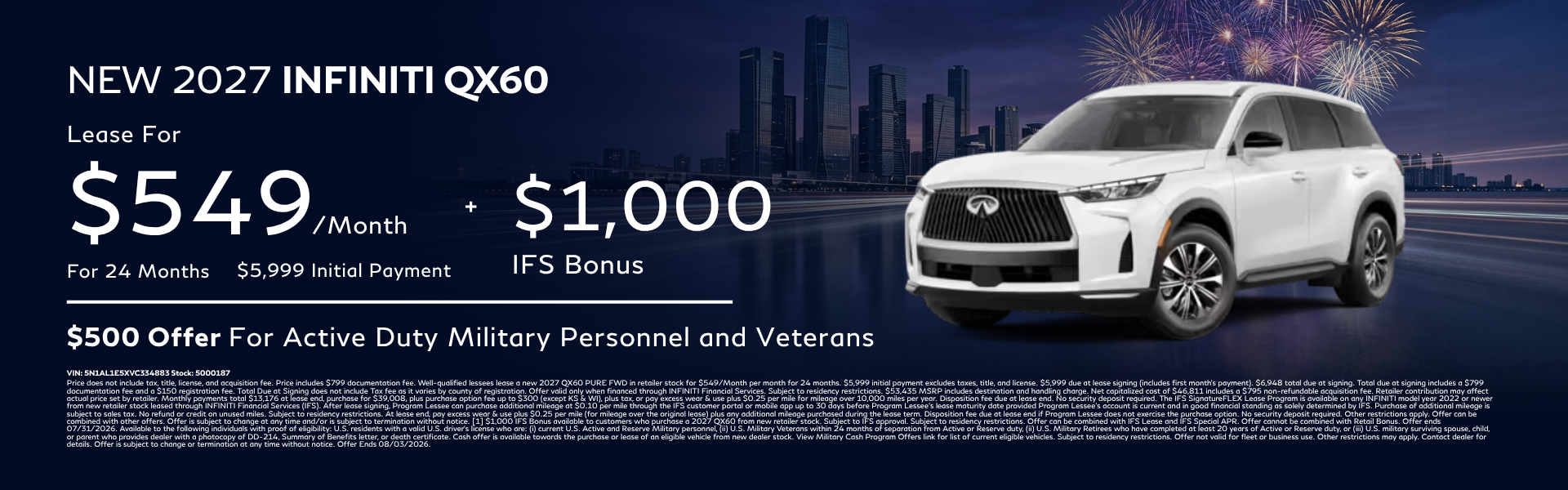 New 2027 INFINITI QX60 