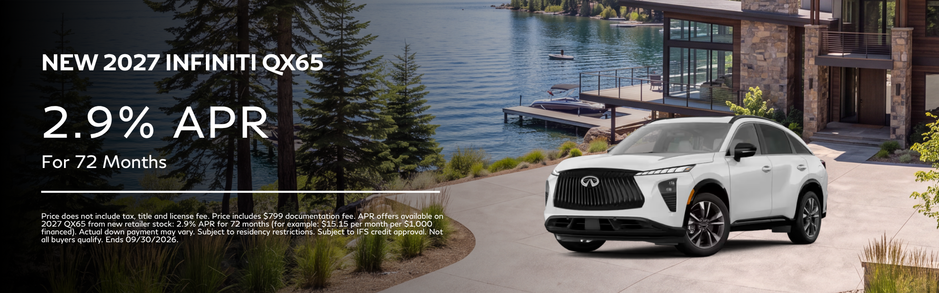 New 2027 INFINITI QX65