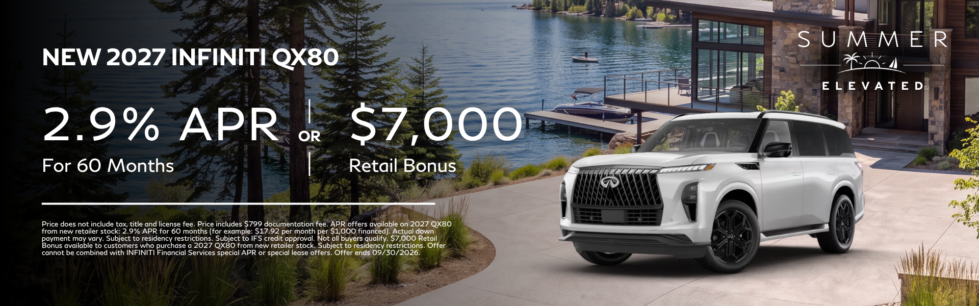 New 2027 INFINITI QX80