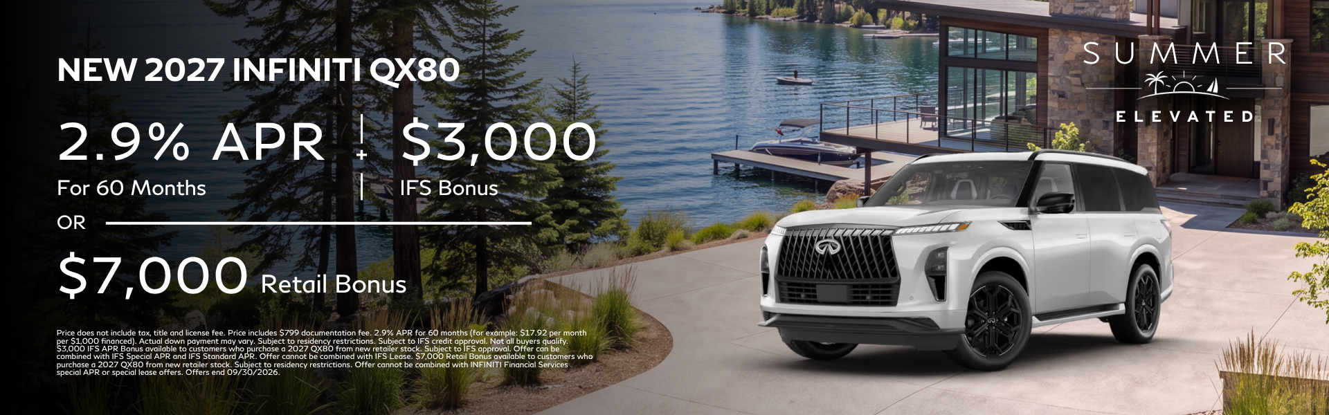 New 2027 INFINITI QX80