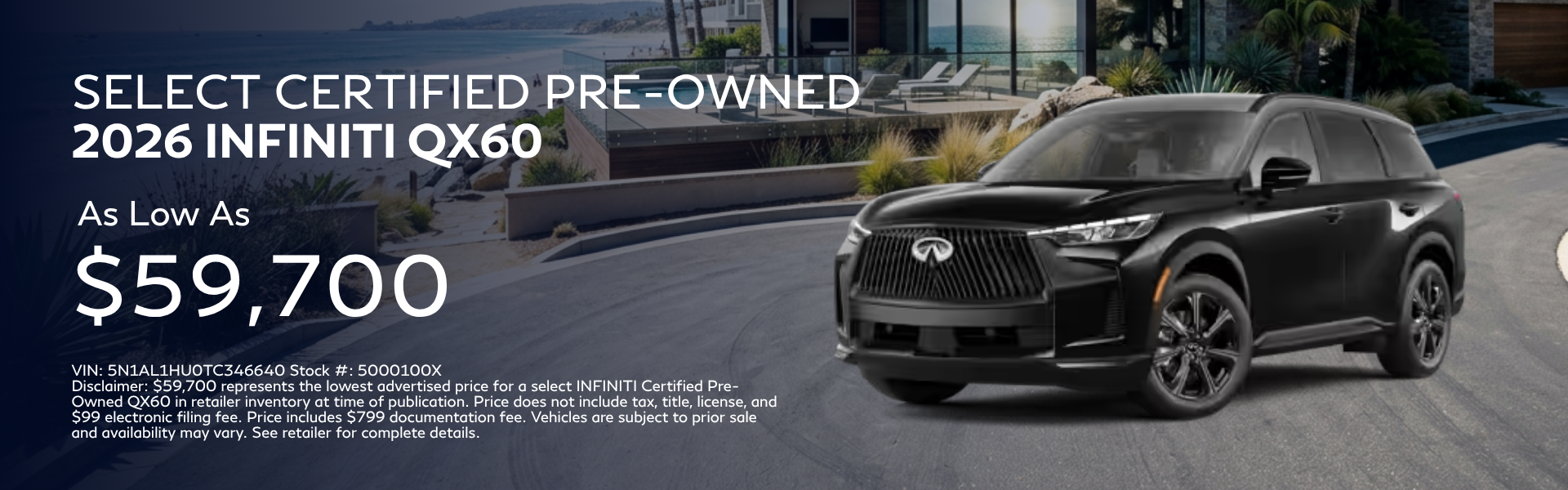 Certified Pre-Owned 2026 INFINITI QX60