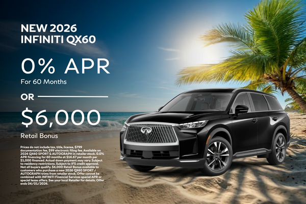 New 2026 INFINITI QX60