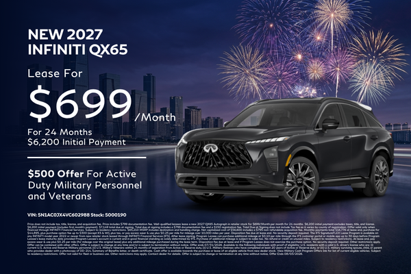 New 2027 INFINITI QX65