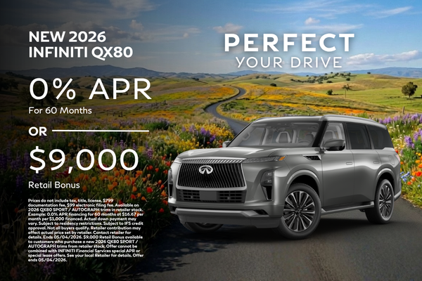 New 2026 INFINITI QX80