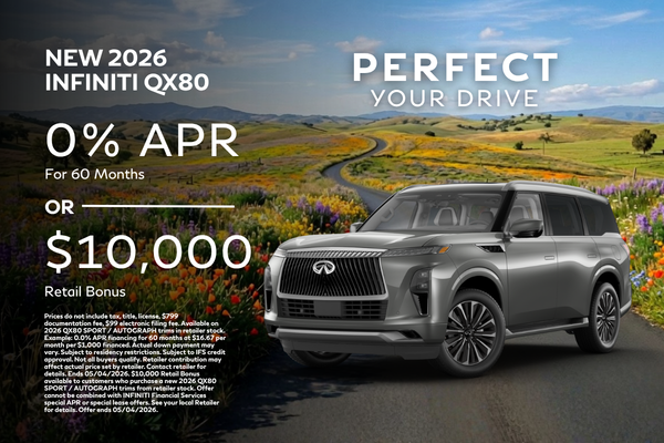 New 2026 INFINITI QX80