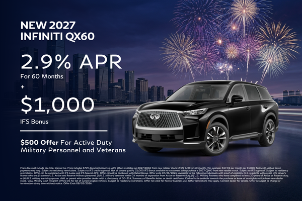 New 2027 INFINITI QX60