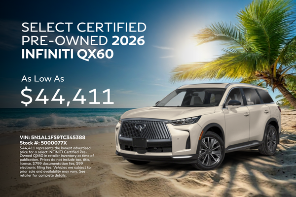 Certified Pre-Owned 2026 INFINITI QX60 