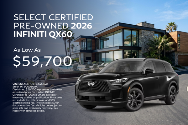 Pre-Owned 2026 INFINITI QX60 