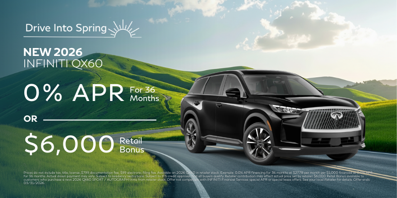 New 2026 INFINITI QX60