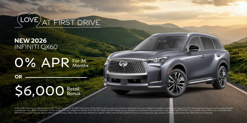 New 2026 INFINITI QX60