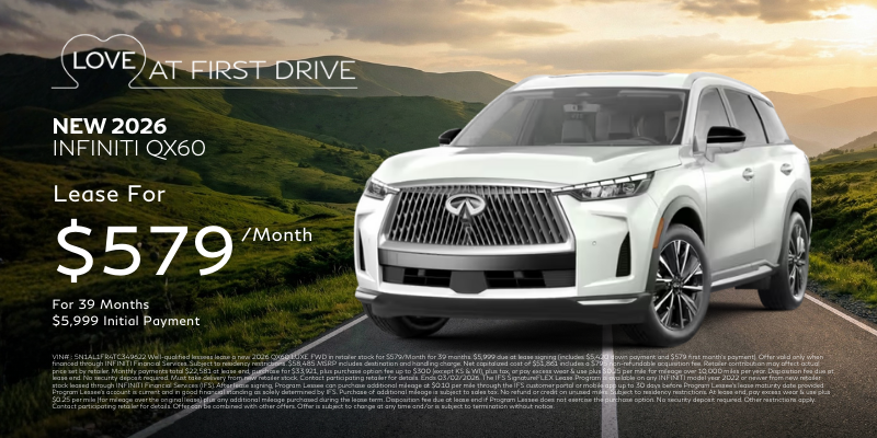 New 2026 INFINITI QX60