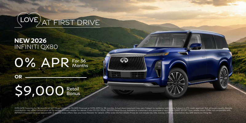 New 2026 INFINITI QX80
