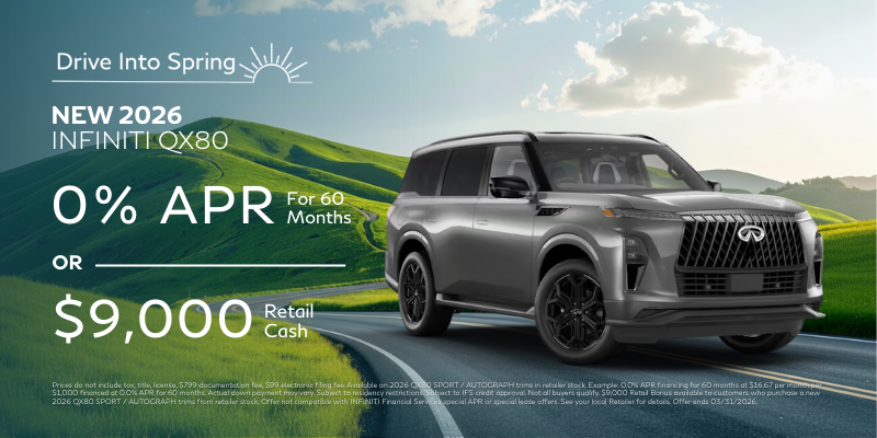 New 2026 INFINITI QX80