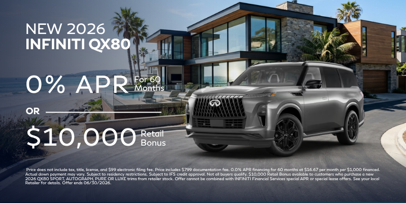 New 2026 INFINITI QX80