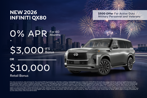 New 2026 INFINITI QX80